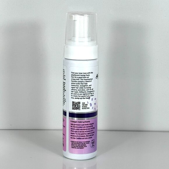 Splat Brilliant Toning Foam Violet Frost Hair Toner 5 Oz Cruelty-Free For Blonde - Picture 3 of 6